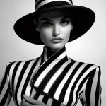 gustav-portrait-photographie-haute-couture-femme-gothique-coloree-noir-blanc